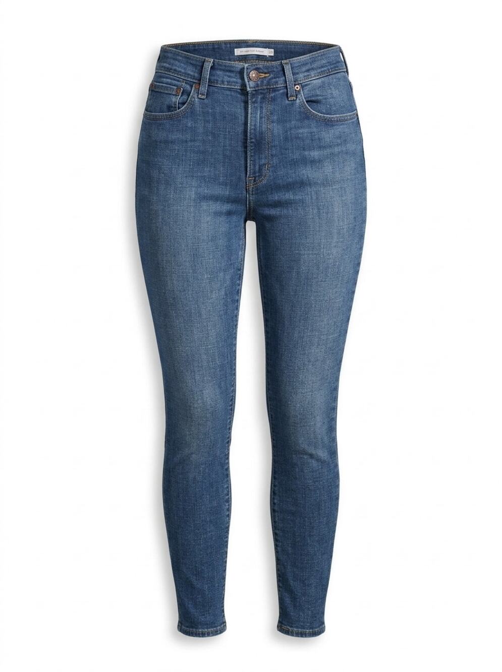 Levi's 721 Blue Medium Wash High Waist Skinny Jeans Women Size W30 L30